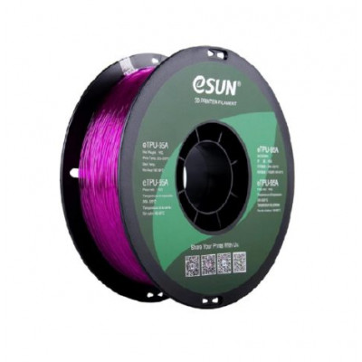 eSun eTPU-95A 3D Printing Filament-Transparent Purple eSun eTPU-95A 3D Printing Filament-Transparent Purple