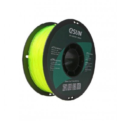 eSun eTPU-Antibacteria 3D Printing Filament-Fluorescent yellow eSun eTPU-Antibacteria 3D Printing Filament-Fluorescent yellow