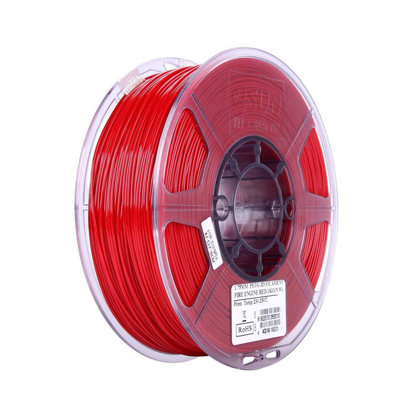 eSun PETG 1.75mm 3D Printing Filament 1kg - Solid Red buy online