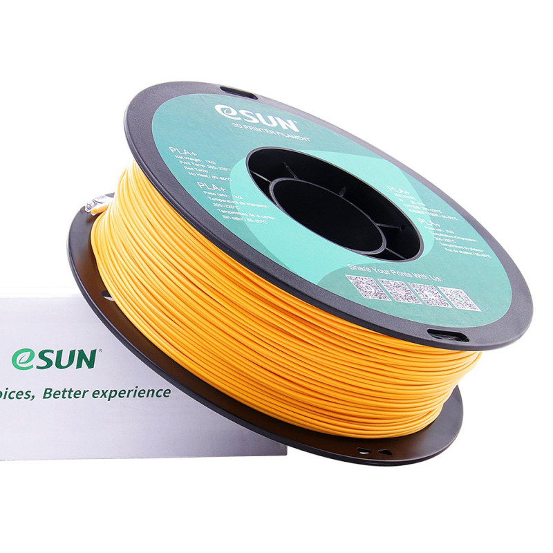 Esun PLA+ Filament 1.75mm, Crack Resistant - Smooth Finish PLA, Filament  For FDM 3D Printers, PLA PLUS Roll Tolerance Within +/-0.05mm