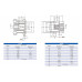 F Connector Jack Straight Bulkhead And Plate Edge Mount For PCB