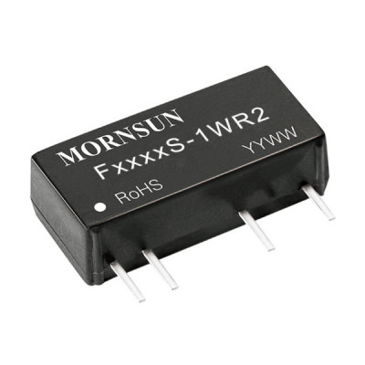 F0303S-1WR2 Mornsun 3.3V to 3.3V DC-DC Converter 1W Power Supply Module - Compact SIP Package