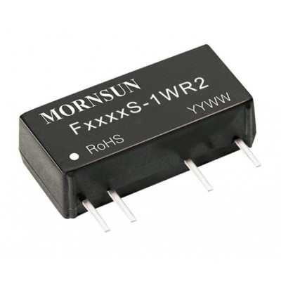 F0305S-1WR2 Mornsun 3.3V to 5V DC-DC Converter 1W Power Supply Module - SIP Package