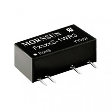 F0512S-1WR3 Mornsun 5V to 12V DC-DC Converter 1W Power Supply Module - SIP Package