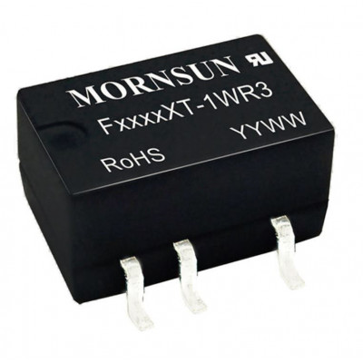 F0524XT-1WR3 Mornsun 5V to 24V DC-DC Converter 1W Power Supply Module - Compact SMD Package