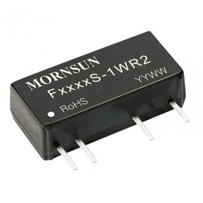 F1205S-1WR2 Mornsun 12V to 5V DC-DC Converter 1W Power Supply Module - Compact SIP Package F1205S-1WR2 Mornsun 12V to 5V DC-DC Converter 1W Power Supply Module - Compact SIP Package
