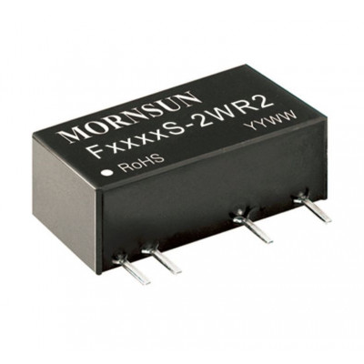 F1205S-2WR2 Mornsun 12V to 5V DC-DC Converter 2W Power Supply Module - Miniature SIP Package