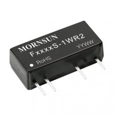 F1505S-1WR2 Mornsun 15V to 5V DC-DC Converter 1W Power Supply Module - Compact SIP Package