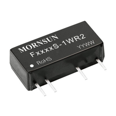 F2415S-1WR2 Mornsun 24V to 15V DC-DC Converter 1W Power Supply Module - Compact SIP Package