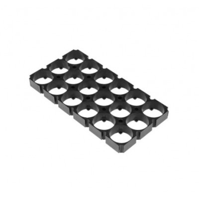 Fireproof 3 X 6 18650 Battery Holder with 18.4MM Bore Diameter