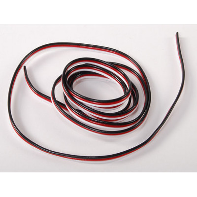 Flat 22AWG Servo Wire 1mtr R-B-W