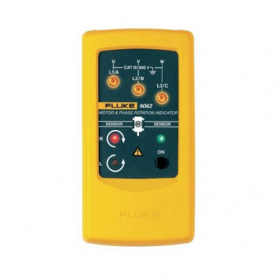 Fluke 9062 Phase sequence Indicator with Voltage range Up to 400 V and Frequency range 2-400 Hz Fluke 9062 Phase sequence Indicator with Voltage range Up to 400 V and Frequency range 2-400 Hz