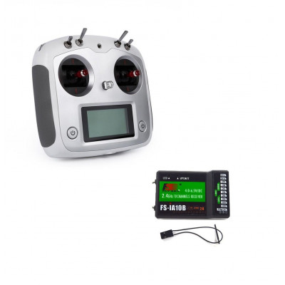 Flysky FS-i6S 2.4GHz 10 Channel AFHDS 2A RC Transmitter With FS-iA10B 10 Channel Receiver