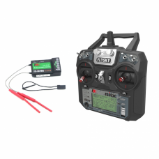 Fly Sky FS-i6X 2.4GHz 6CH AFHDS 2A RC Transmitter With FS-iA10B 2.4GHz 10CH Receiver