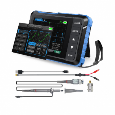FNIRSI DSO-153 2-IN-1 Mini Digital Oscilloscope with Signal Generator2.8 LCD Screen, 5MS/s Sampling Rate, 1MHz Bandwidth