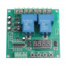 Forward/Reverse Motor Controller Board 12V 24V Motor Two Relay Delay Timing Cycle YYB-5 Module