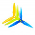 Foxeer DalProp SpitFire Triblade T5147.5 Propeller 2 Pair CW+CCW-Crystal Fluorescent Green