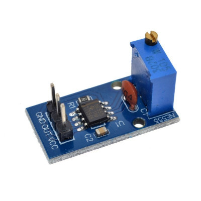 NE555 Frequency Adjustable Pulse Square Wave Signal Generator Module
