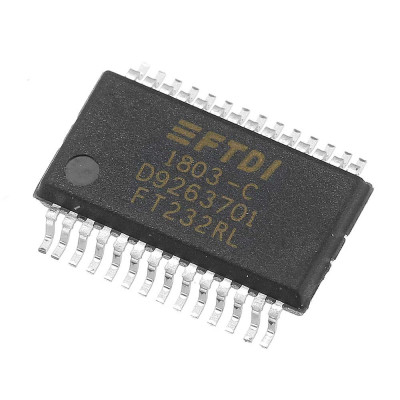 FT232RL (SMD SSOP-28 Package) USB to Serial UART Interface IC
