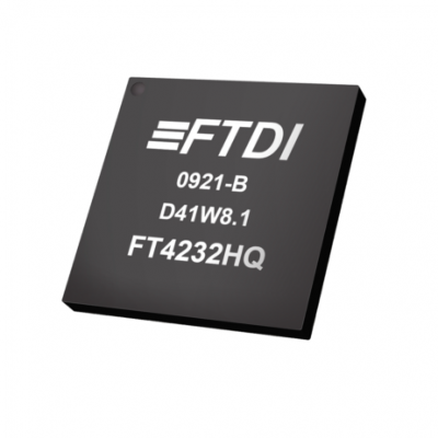 FTDI-FT4232HQ Hi-Speed USB 2.0 Slave to Quad Channel UART / Serial Converter IC