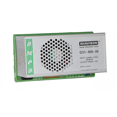 G31-500-48 Shavison SMPS - 48V 10A - 480W DIN Rail Mountable Metal Power Supply