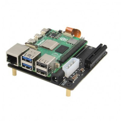Geekworm X1010 PCIe FFC to Standard PCIe x4 Slot Expansion Board for Raspberry Pi 5