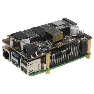 Geekworm X1012 PCIe to NVMe+POE Shield for Raspberry Pi 5 Geekworm X1012 PCIe to NVMe+POE Shield for Raspberry Pi 5