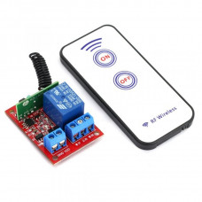 1 Channel 12V RF Wireless Relay Module with Remote Control