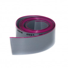 Gray Flat Ribbon Cable (FRC) 20 wires - 1 meter Length