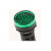 Green 0-100A 22mm AD16-22DSA Round LED Ammeter Indicator Light with Transformer