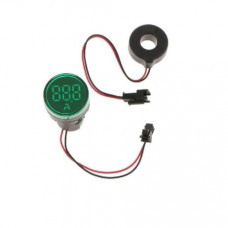 Green 0-100A 22mm AD16-22DSA Round LED Ammeter Indicator Light with Transformer Green 0-100A 22mm AD16-22DSA Round LED Ammeter Indicator Light with Transformer