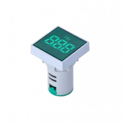 Green 20-75Hz 22mm AD16- 22DSHZ Square Cover LED Hertz Meter Indicator Light Green 20-75Hz 22mm AD16- 22DSHZ Square Cover LED Hertz Meter Indicator Light