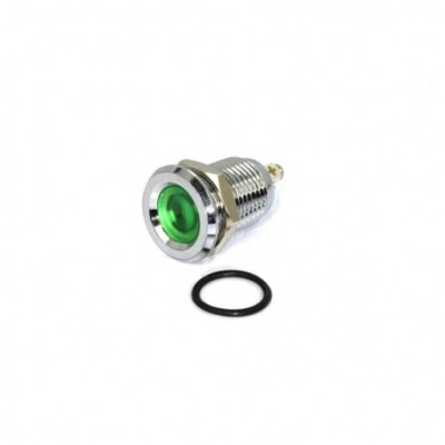 Green 3-9V 16mm LED Metal Indicator Light Green 3-9V 16mm LED Metal Indicator Light