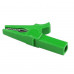 Green 55mm Copper Insulated Crocodile Clip Opening 10mm for Banana Plug 4mm