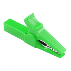 Green 55mm Copper Insulated Crocodile Clip Opening 10mm for Banana Plug 4mm