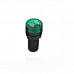 Green AC/DC12V 22mm AD16-22SM LED Signal Indicator Built-in Buzzer