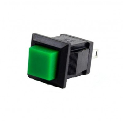Green DS-429A 10MM 2PIN Self-Locking Square Push Button Switch with Lock Green DS-429A 10MM 2PIN Self-Locking Square Push Button Switch with Lock