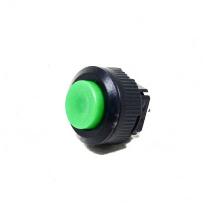 Green DS-500 2PIN 14MM Thread Momentary Self- Reset Push Button Switch Press Off-NO Green DS-500 2PIN 14MM Thread Momentary Self- Reset Push Button Switch Press Off-NO