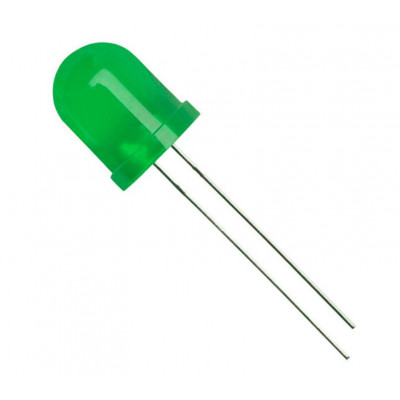 Green LED 10mm - 5 Pieces Pack