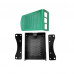 Green Metal Aluminum Case support fans for Raspberry 3B+/3B