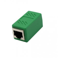 Green RJ45 Female To Female CAT6 Network Ethernet LAN Connector Adapter