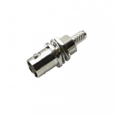 HD-SDI BNC Connector For Cable Female Vertical type 180 Degree Crimp