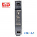 HDR-15-5 Mean well SMPS - 5V 2.4A 12W Din Rail Metal Power Supply