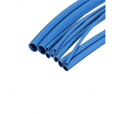 10mm Heat Shrink Sleeve Tube - Blue - 1 meter