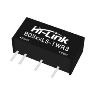 Hi-Link IB0505LS-1WR3 Stabilized Single output 5V to 5V 1W 200mA DC to DC Power module Hi-Link IB0505LS-1WR3 Stabilized Single output 5V to 5V 1W 200mA DC to DC Power module