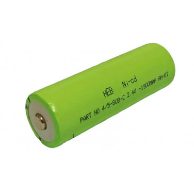 HEB 2.4V 1900mAh Part No 4/5-SUB-C Ni-Cd High Energy Rechargeable Battery