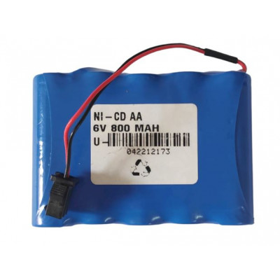 6V 800mAh AA Ni-Cd High Quality Rechargeable Battery with SM 2P Plug For Toys/Cordless Phones