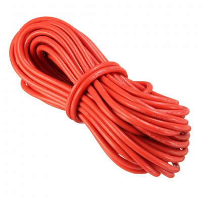 High Quality Ultra Flexible 10AWG Silicone Wire 10m (Red)