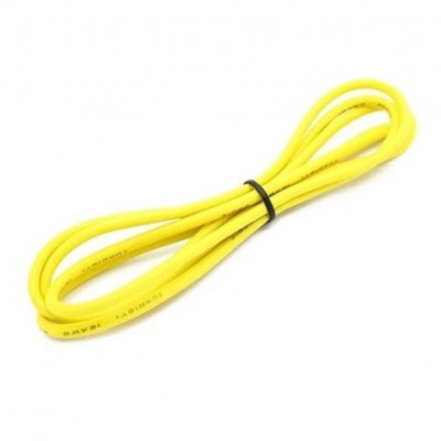 High Quality Ultra Flexible 10AWG Silicone Wire 5 m (Yellow)