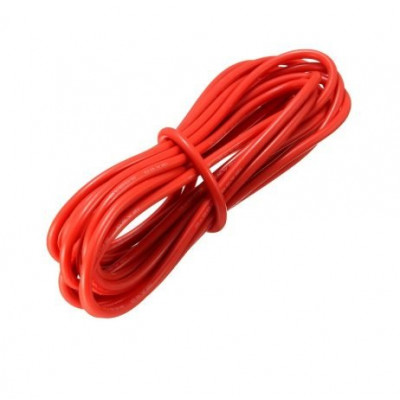 High Quality Ultra Flexible 10AWG Silicone Wire 5m (Red)